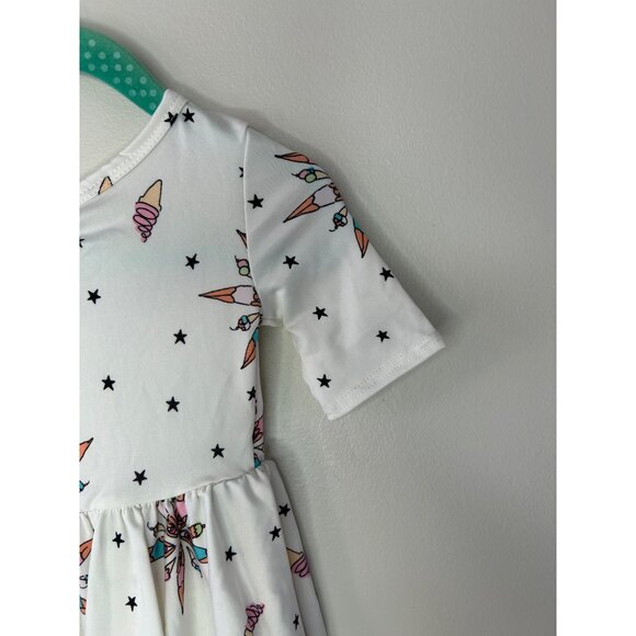 Dotdotsmile Dress Size 6-12 Months New With Tags Ice Cream Print - Picture 2 of 5
